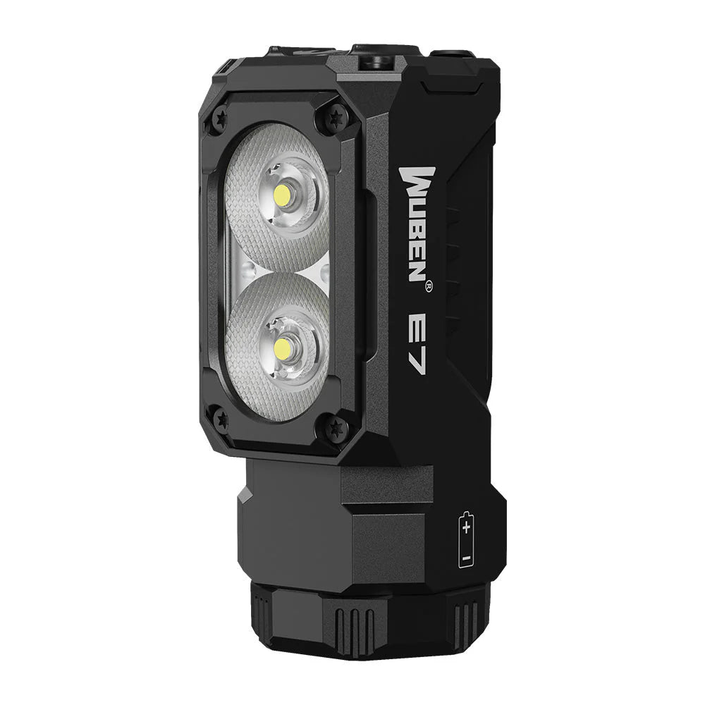 WUBEN E7 Rechargeable Multi-Functional EDC Flashlight - 1800 Lumen / 123m
