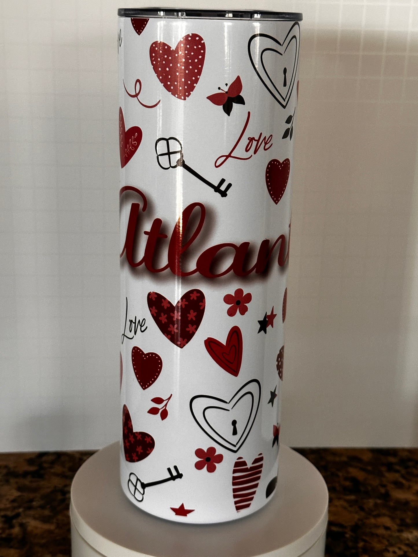 Atlanta Hearts Tumbler 20oz (w)