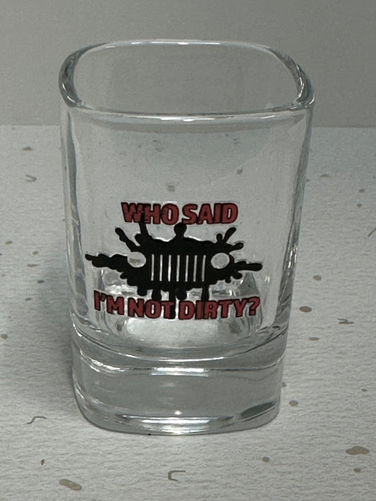 Mini Square Shot Glass / 1.7oz