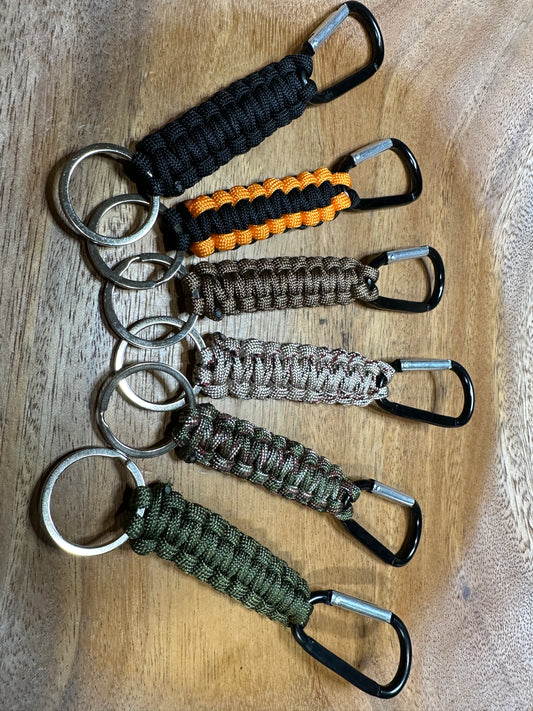 Paracord Keychain Lanyard – Survival-Ready Carry