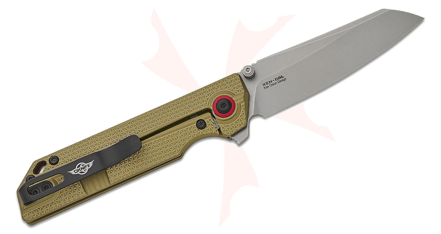 OLIGHT Oknife XEN-OAL Ultra-Lightweight Frame-Lock Pocket Knife