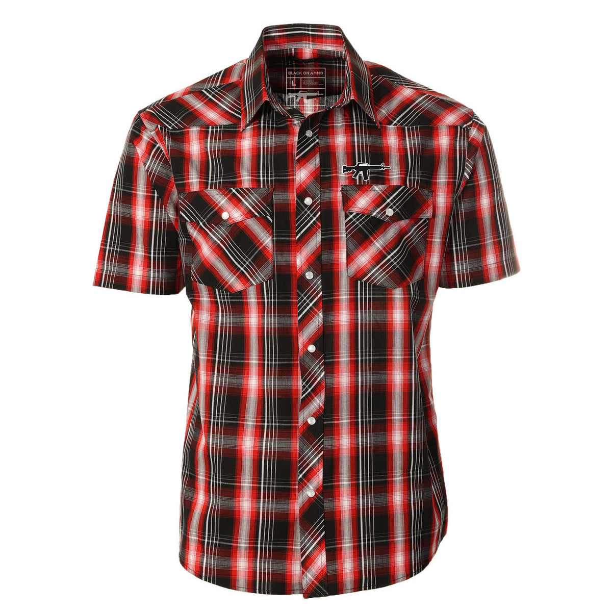 (New!) Short Sleeve |  Snap Button-Up Shirt