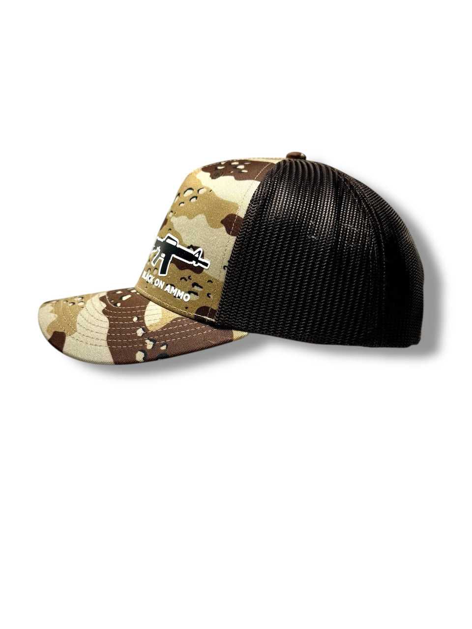 "Chocolate Chip" Camo / Mesh Back | Snapback Hat