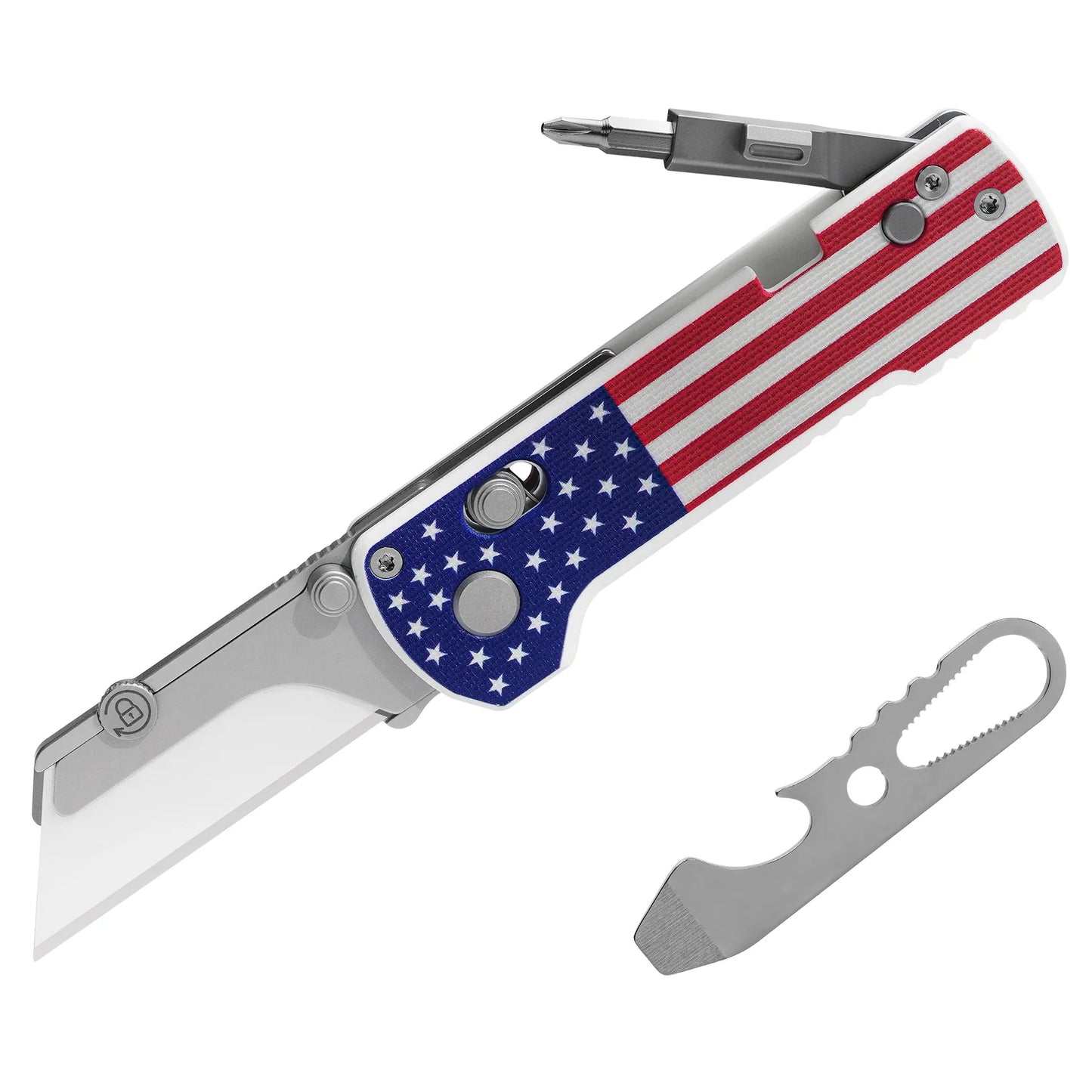 OLIGHT Oknife Otacle U1 PRO Rail Lock Stars and Stripes
