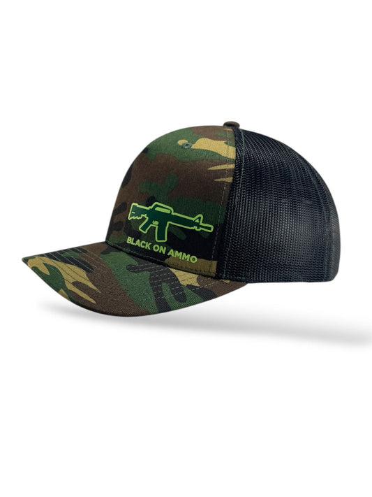 Woodland Camo / Mesh Back | Snapback Hat
