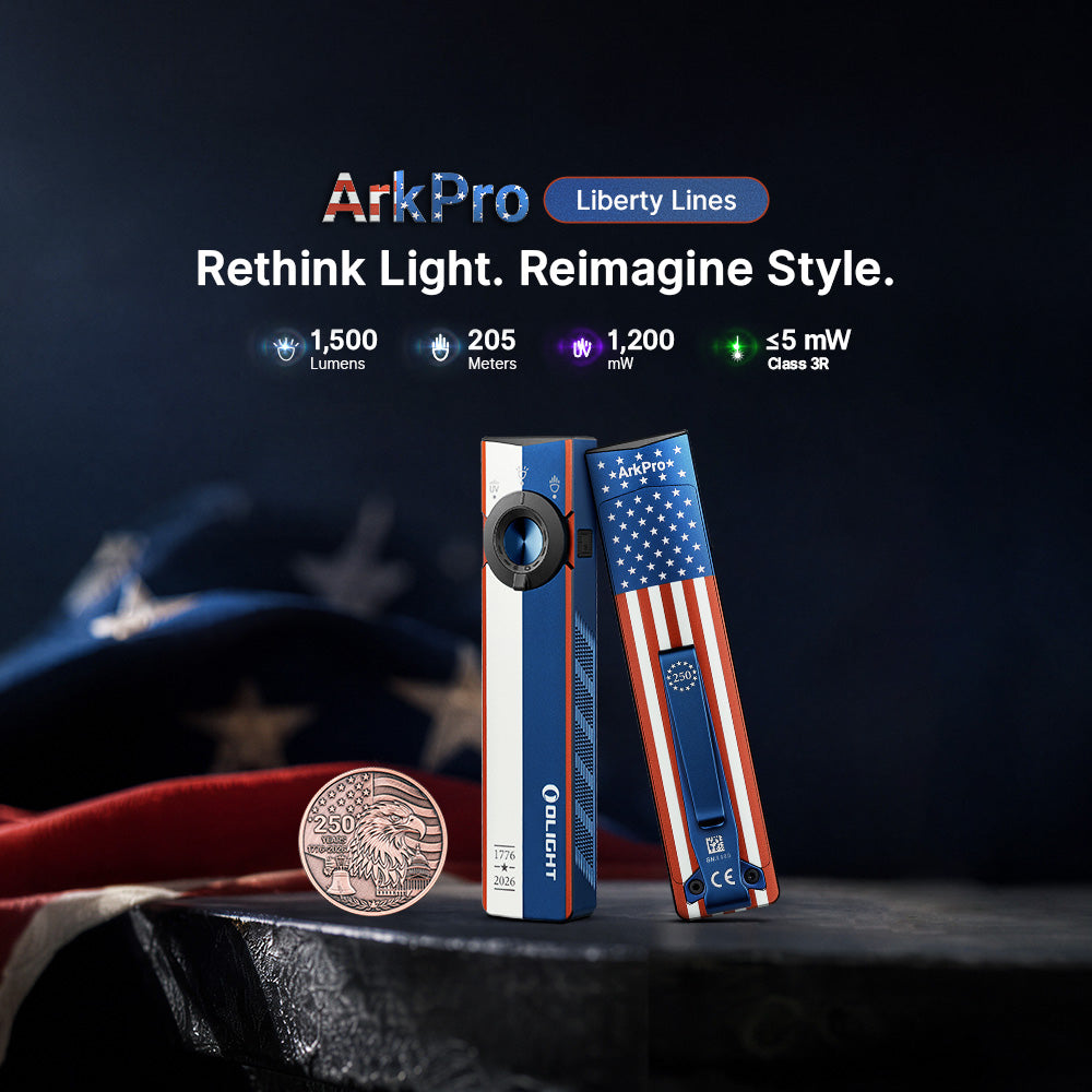 ArkPro Liberty Lines 1500-lumen UV and laser features