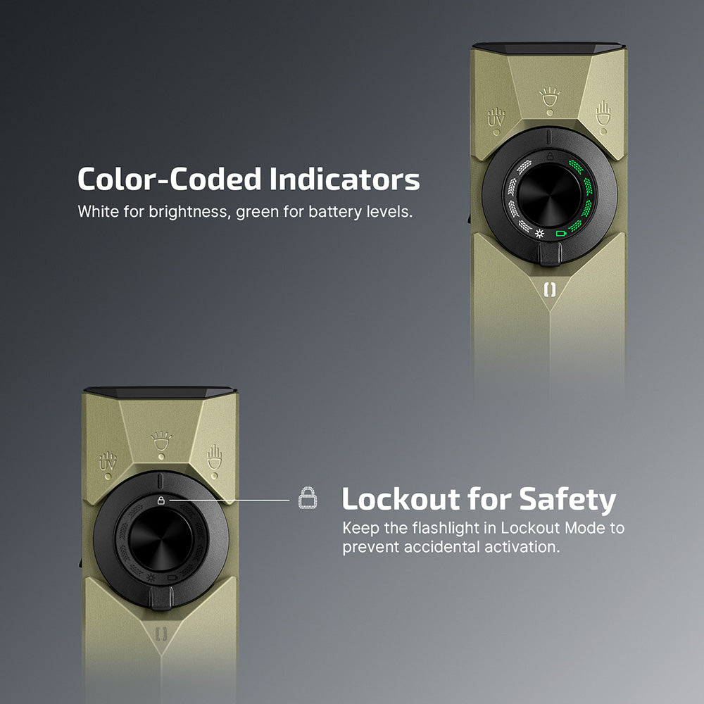 OLIGHT ArkPro ULTRA Series Flat EDC Flashlight