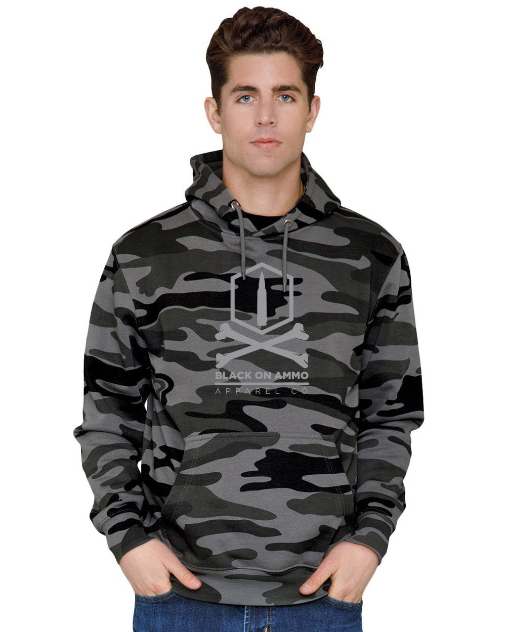 Bullet & Bones Camo | Fleece Lined Hoodie