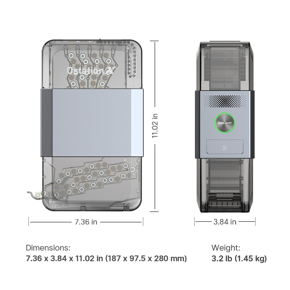OLIGHT Ostation X 3-in-1 Rechargeable AA/AAA - Battery Charger