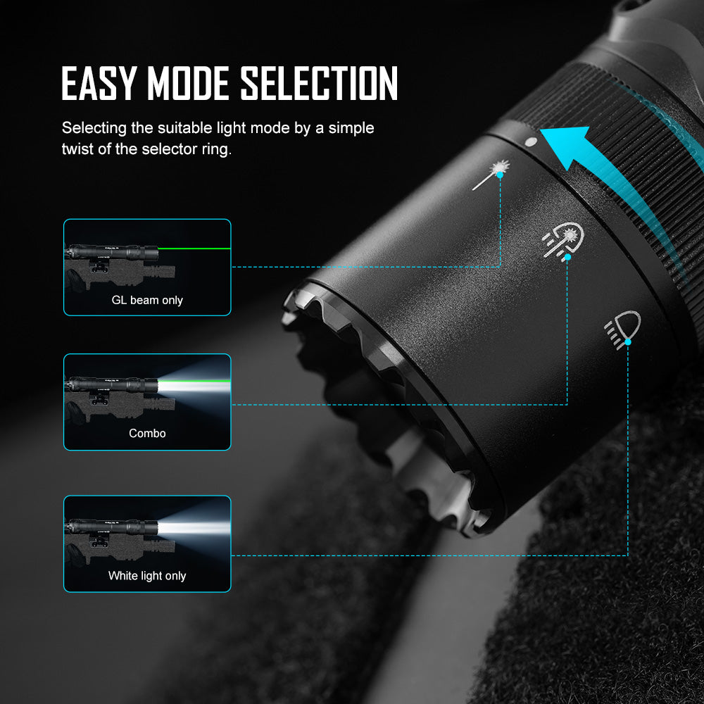 OLIGHT Odin GL Tactical Flashlight (1500 Lumens/215 Meter Throw)