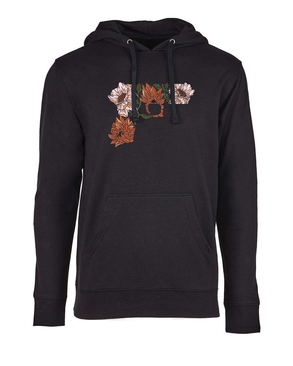 Flower Pistol  | Lightweight Hoodie