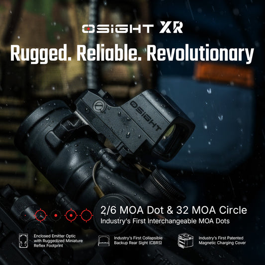 OLIGHT Osight XR – Enclosed Red Dot Sight (RMR Footprint)