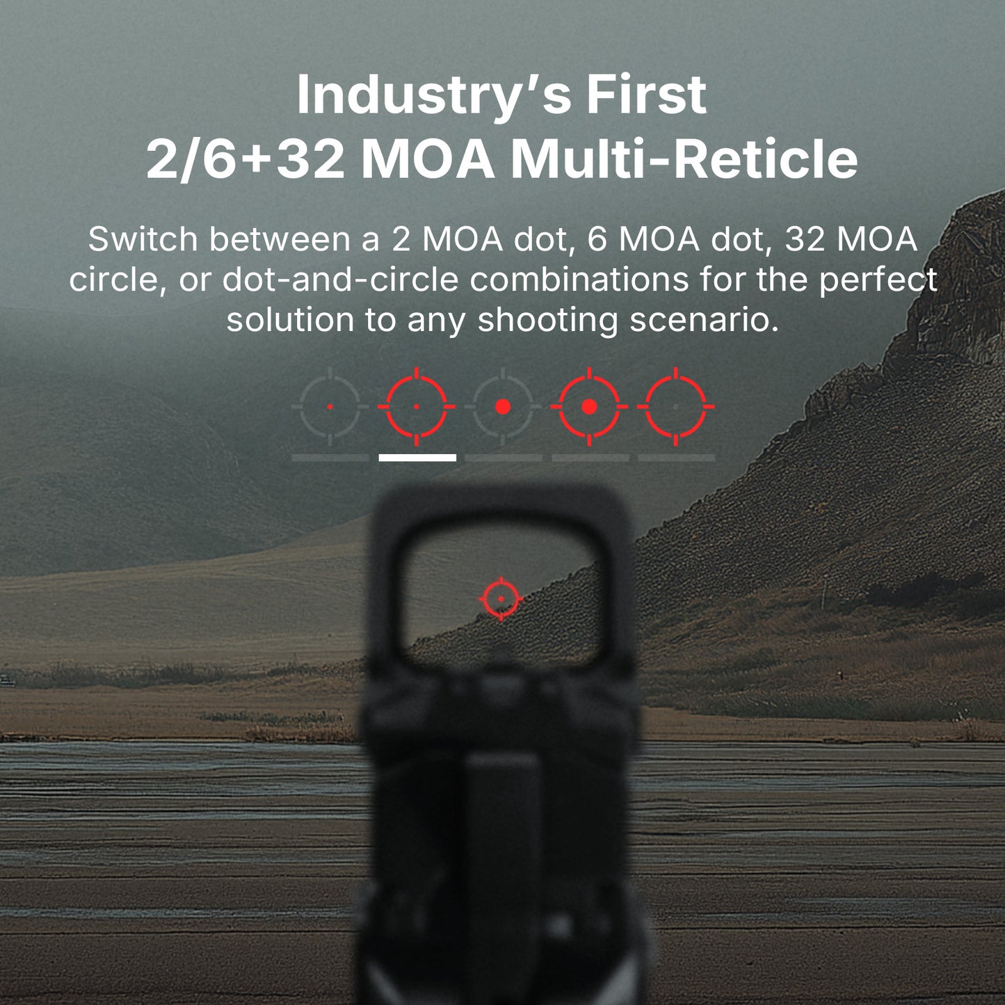OLIGHT Osight XR – Enclosed Red Dot Sight (RMR Footprint)