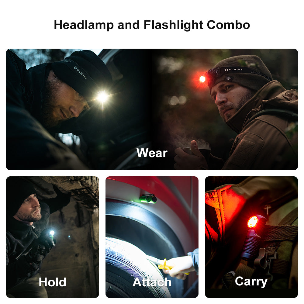 Olight Perun 2 Mini LED Rechargeable Headlamp - 1,100 Lumen / 150 Meters