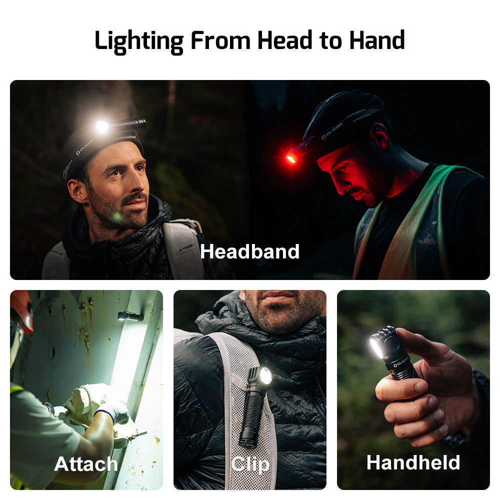 Olight Perun 3 – 3,000 Lumen Rechargeable Headlamp & EDC Flashlight