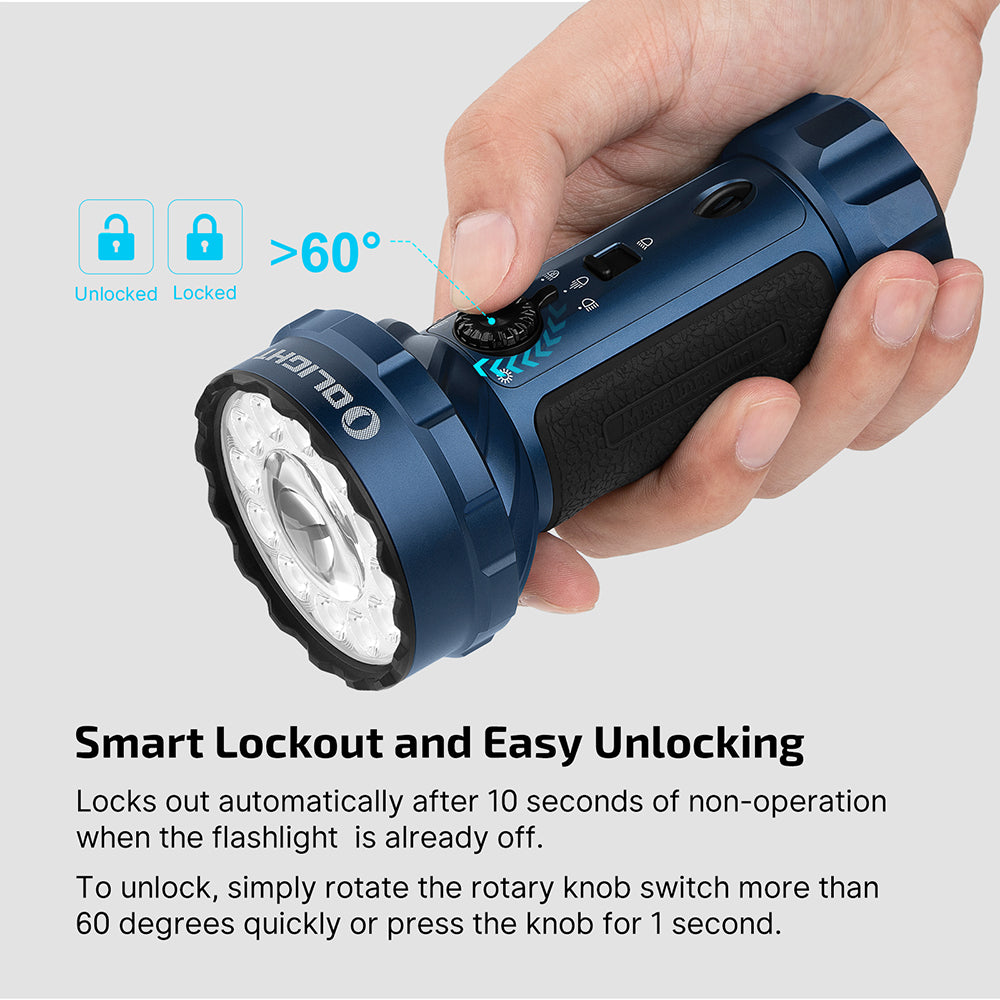 Olight Marauder Mini 2 – Compact Powerhouse Flashlight - 10000 Lumen / 750m