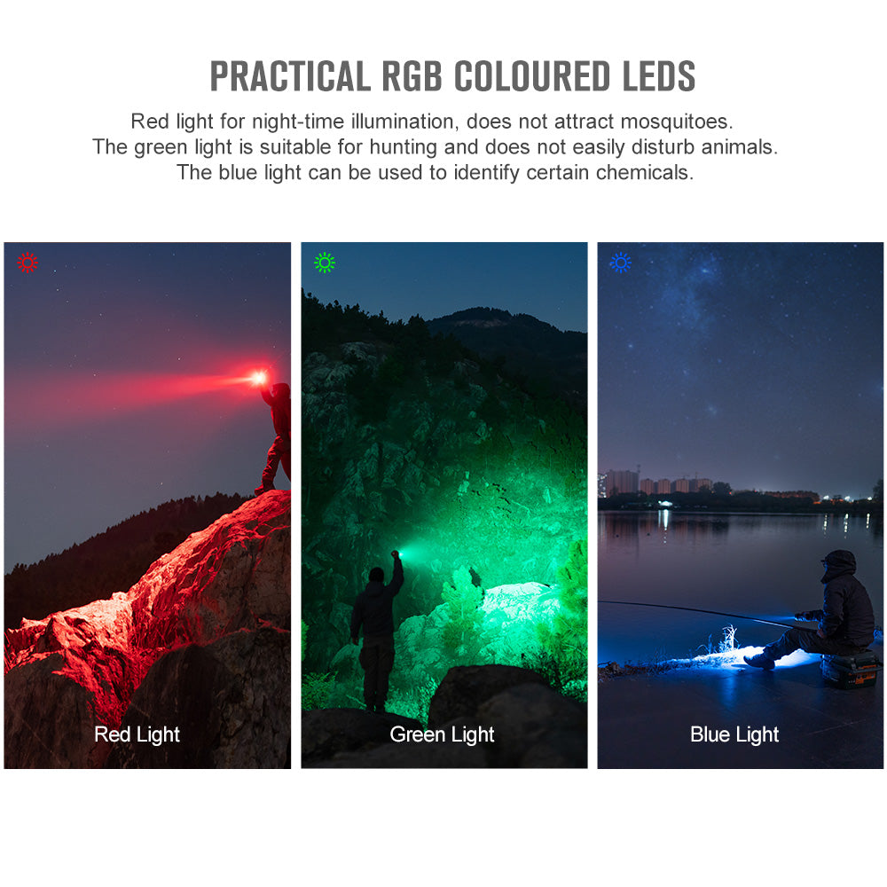 Olight Marauder Mini Powerful LED Flashlight With RGB - 7000 Lumen / 600m