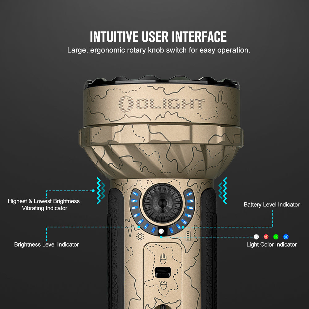 Olight Marauder Mini Powerful LED Flashlight With RGB - 7000 Lumen / 600m