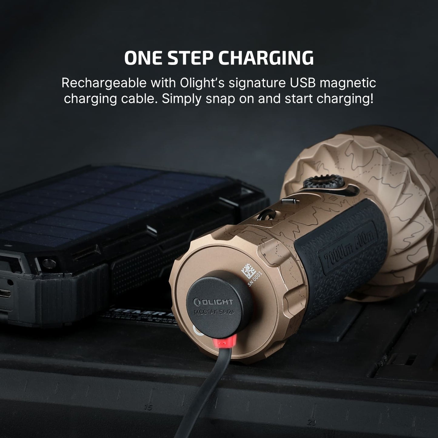 Olight Marauder Mini Powerful LED Flashlight With RGB - 7000 Lumen / 600m