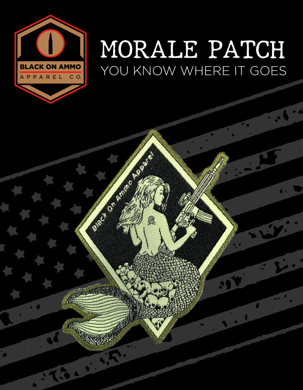 MERMAID | Woven & Velcro Patch