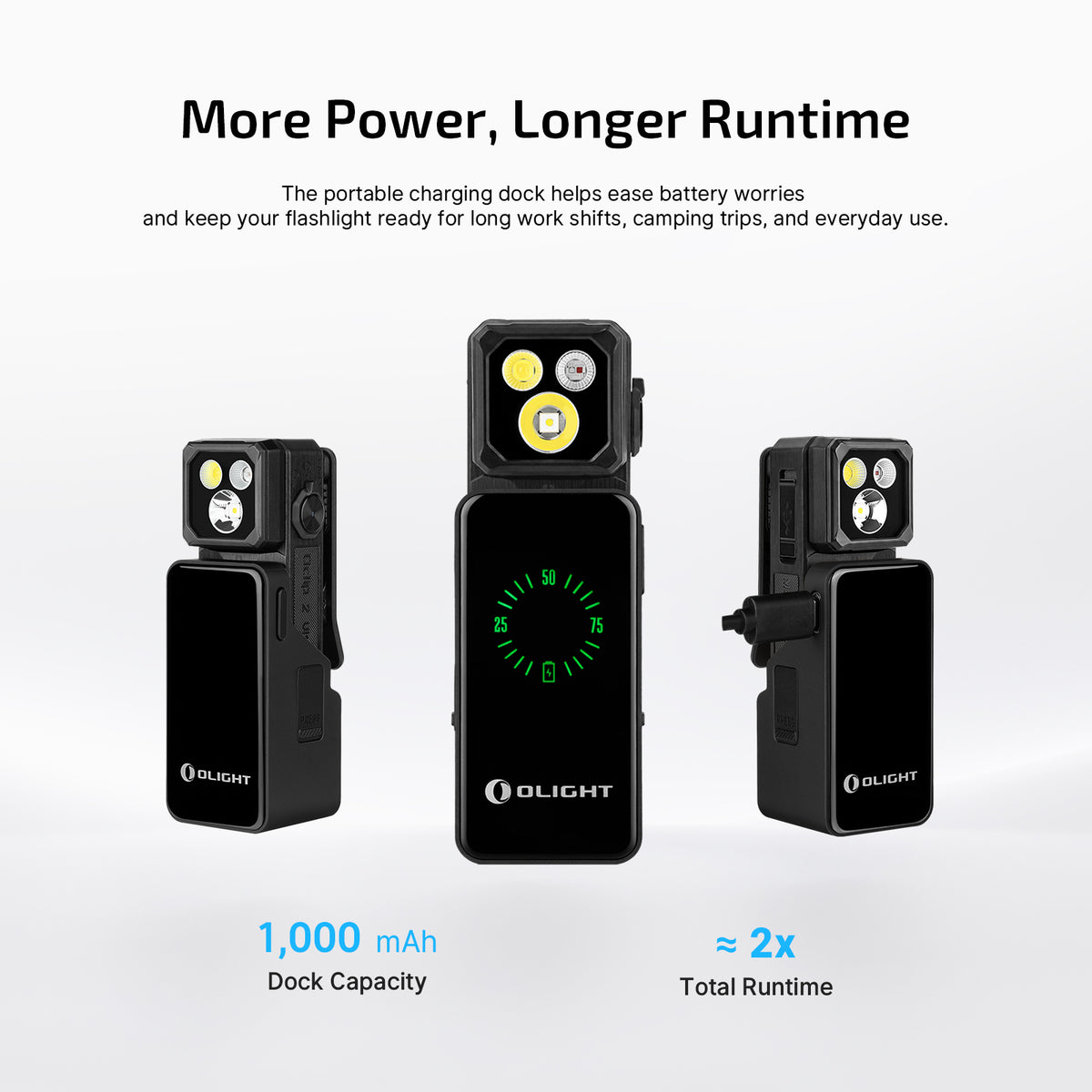 Oclip 2 Ultra Premium 1000mAh mobile charging dock
