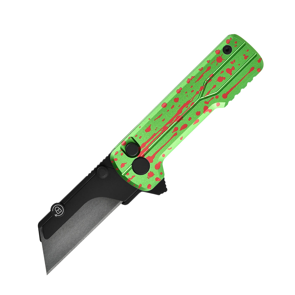 Oknife Otacle U1 Ultra Zombie Green folding utility knife