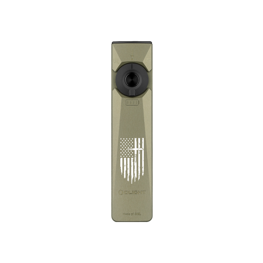 Olight Arkfeld Ultra Memorial Day edition with American flag artwork