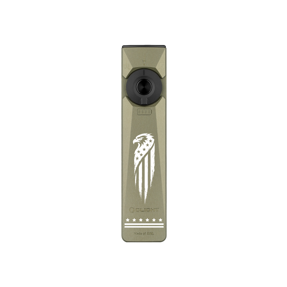 Olight Arkfeld Ultra neutral-white Patriot Eagle edition with eagle artwork