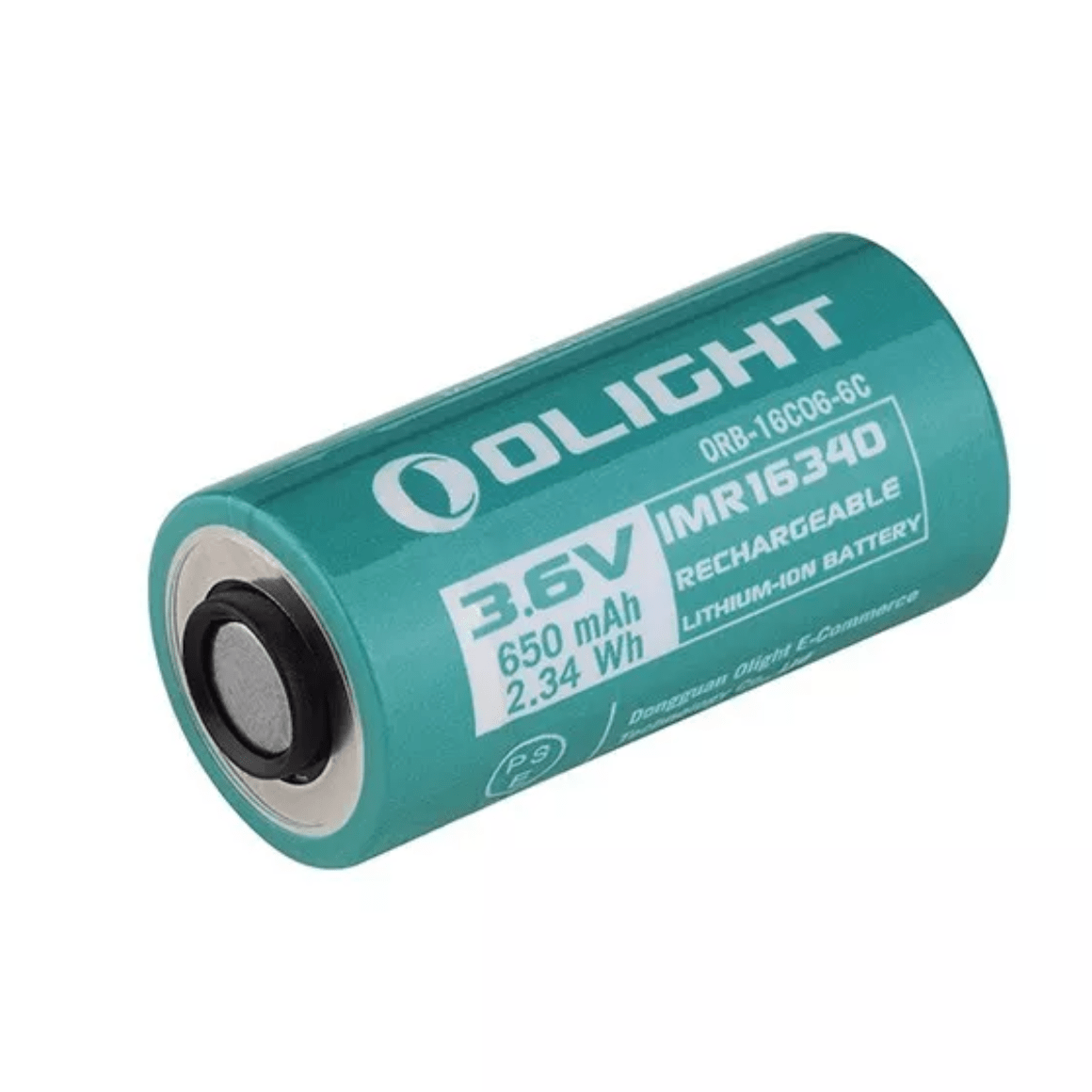 Olight ORB-16C06-6C IMR16340 650mAh rechargeable battery