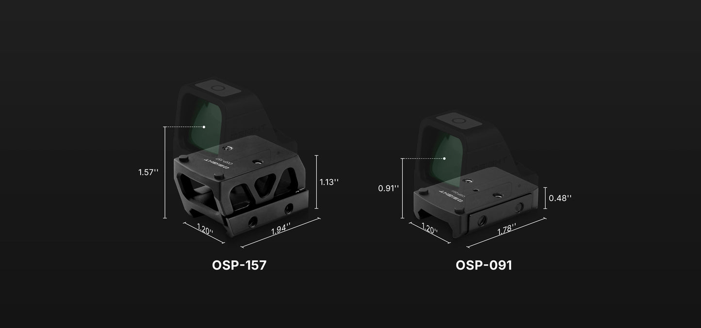 Olight Osight X – 3 MOA GREEN Dot Sight with Magnetic Charging Cover