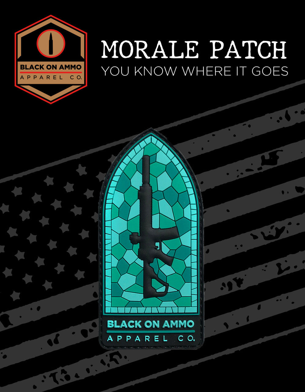 Stained Glass | PVC & Velcro Patch