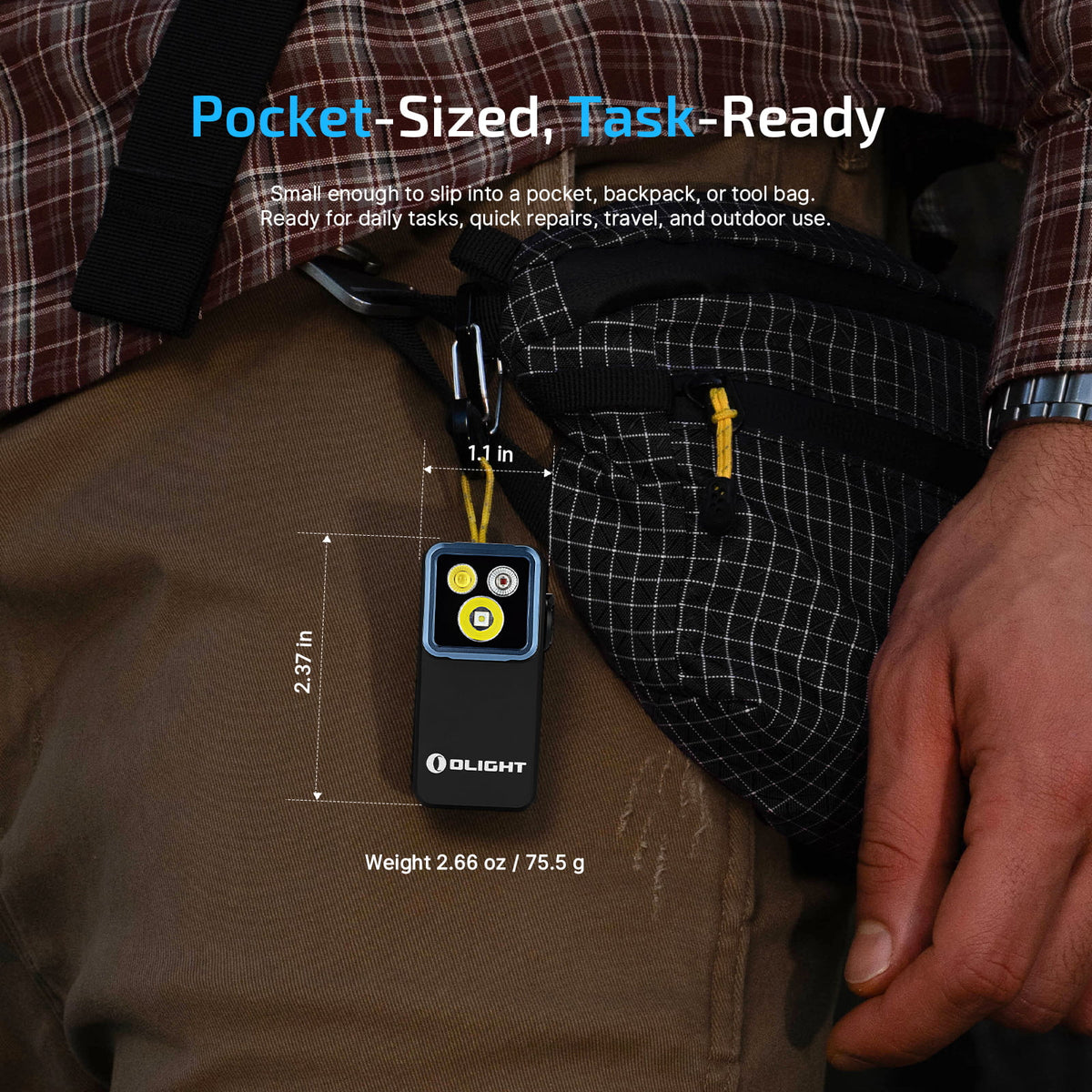 Olight Oclip 2 Pro Black — manufacturer product image 6