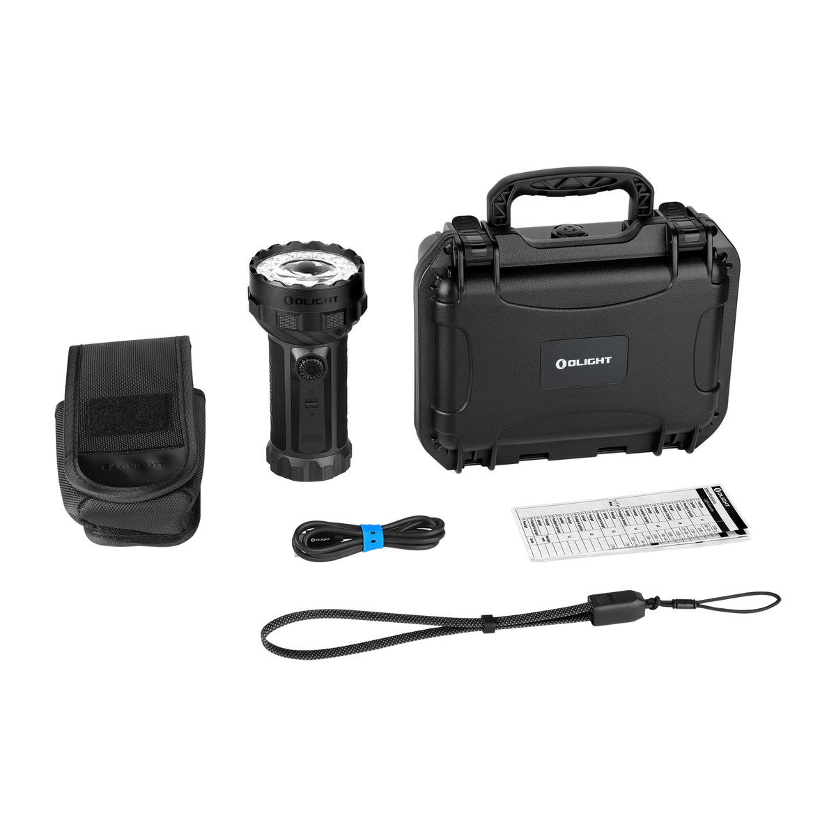 OLIGHT Marauder 3 Rechargeable Flashlight – 25,000 Lumens — Matte Black