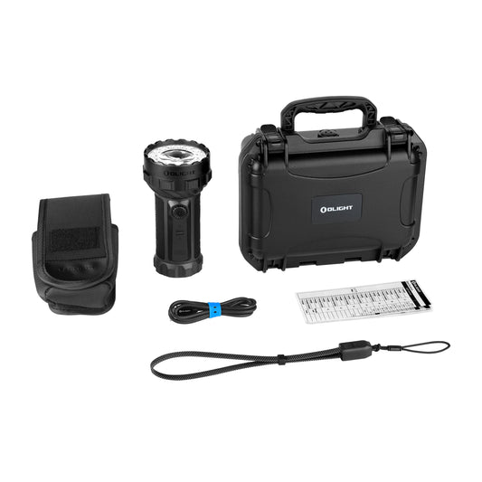 OLIGHT Marauder 3 Rechargeable Flashlight – 25,000 Lumens — Matte Black