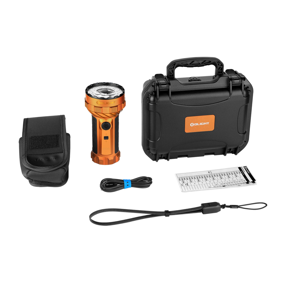 OLIGHT Marauder 3 Rechargeable Flashlight – 25,000 Lumens — Orange