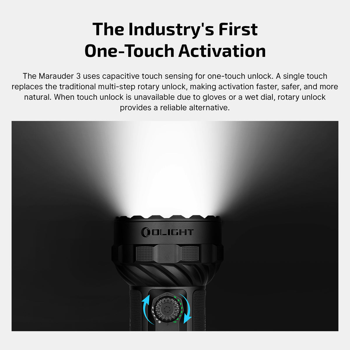 OLIGHT Marauder 3 Rechargeable Flashlight – 25,000 Lumens — manufacturer detail 6