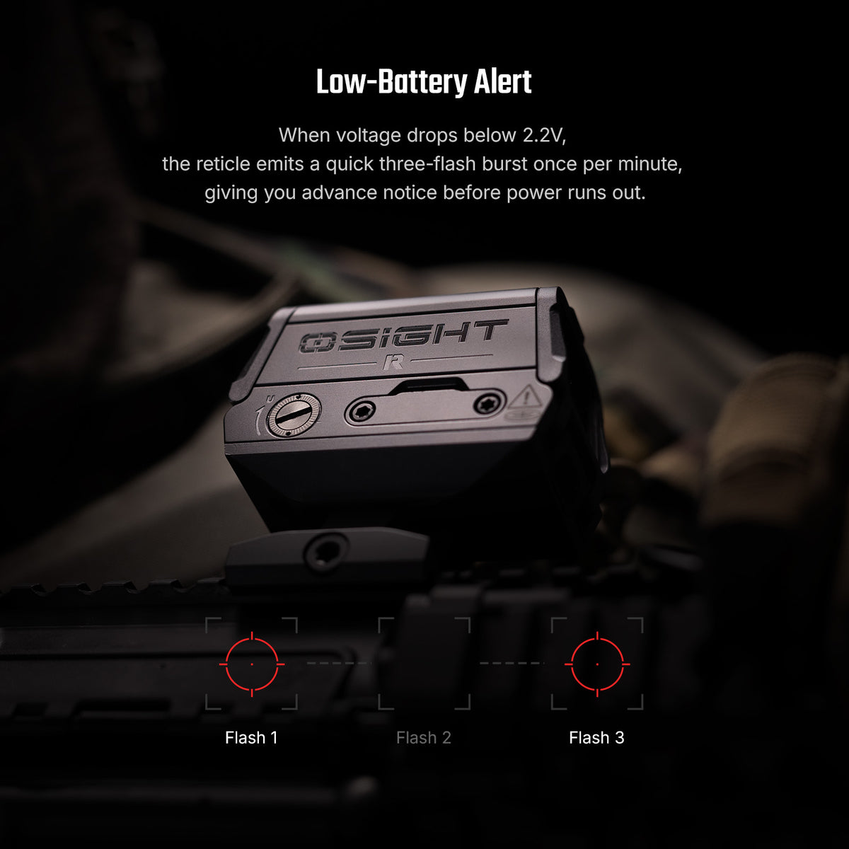 OLIGHT Osight R Enclosed Red Dot Sight – Micro T1/T2 Footprint — manufacturer detail 9